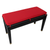 Custom Red Suede Piano Bench Cushion