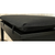Black Cotton Duck Canvas Piano Bench Cushion