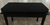 Black Cotton Duck Canvas Piano Bench Cushion