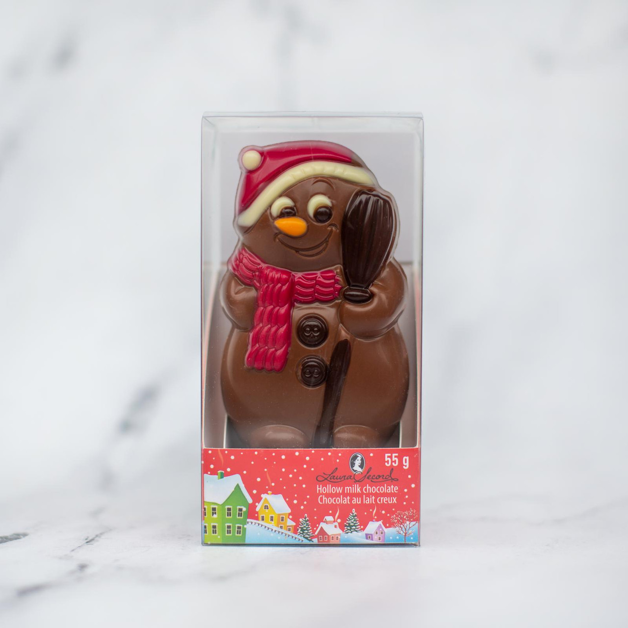 Leo - Milk Chocolate Snowman 55 g [86588SM] - Laura Secord