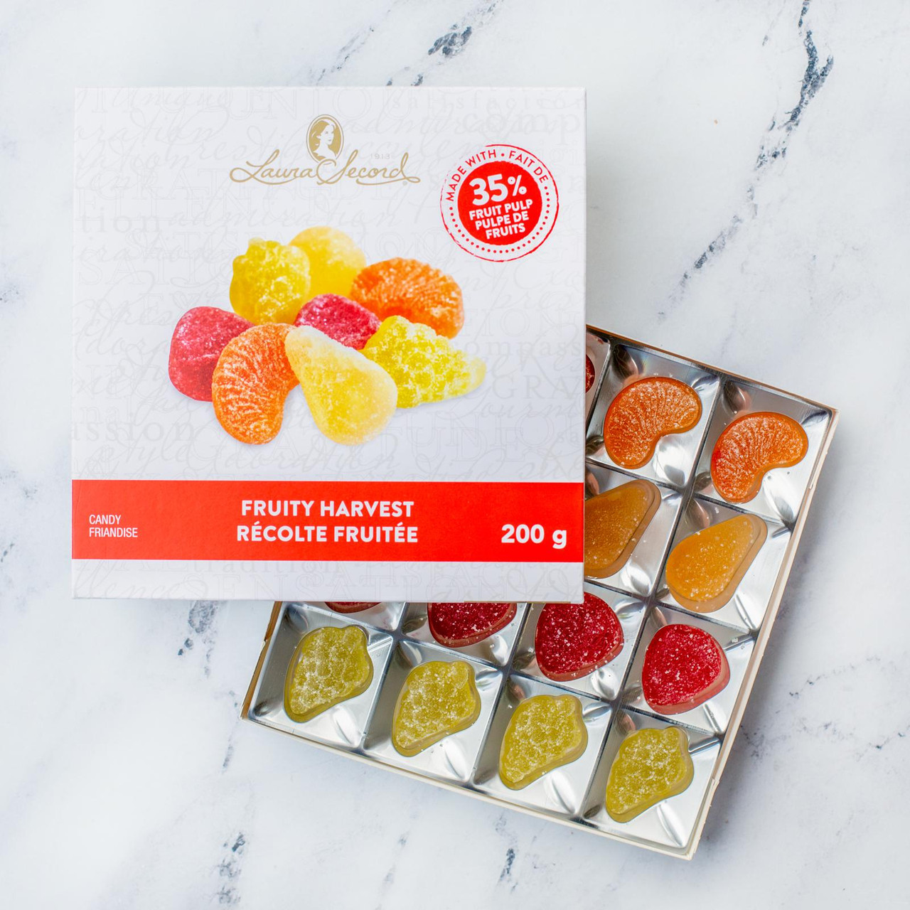 Sweets Fruity Harvest Box 200 g [87098] - Laura Secord