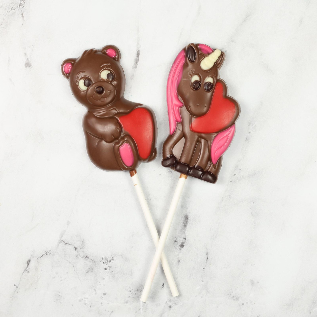 Valentine Milk Chocolate Pop Duo 25 g [92370] - Laura Secord