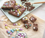 Mini egg fudge