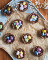 Peanut Butter & Chocolate Easter Nests