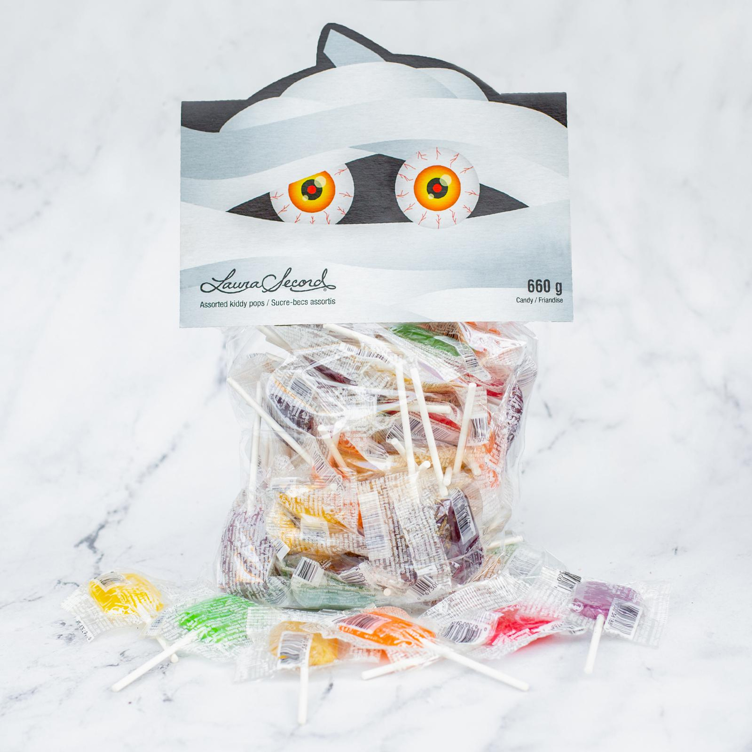 Halloween assorted kiddy pop bag - 55 pieces [92985]
