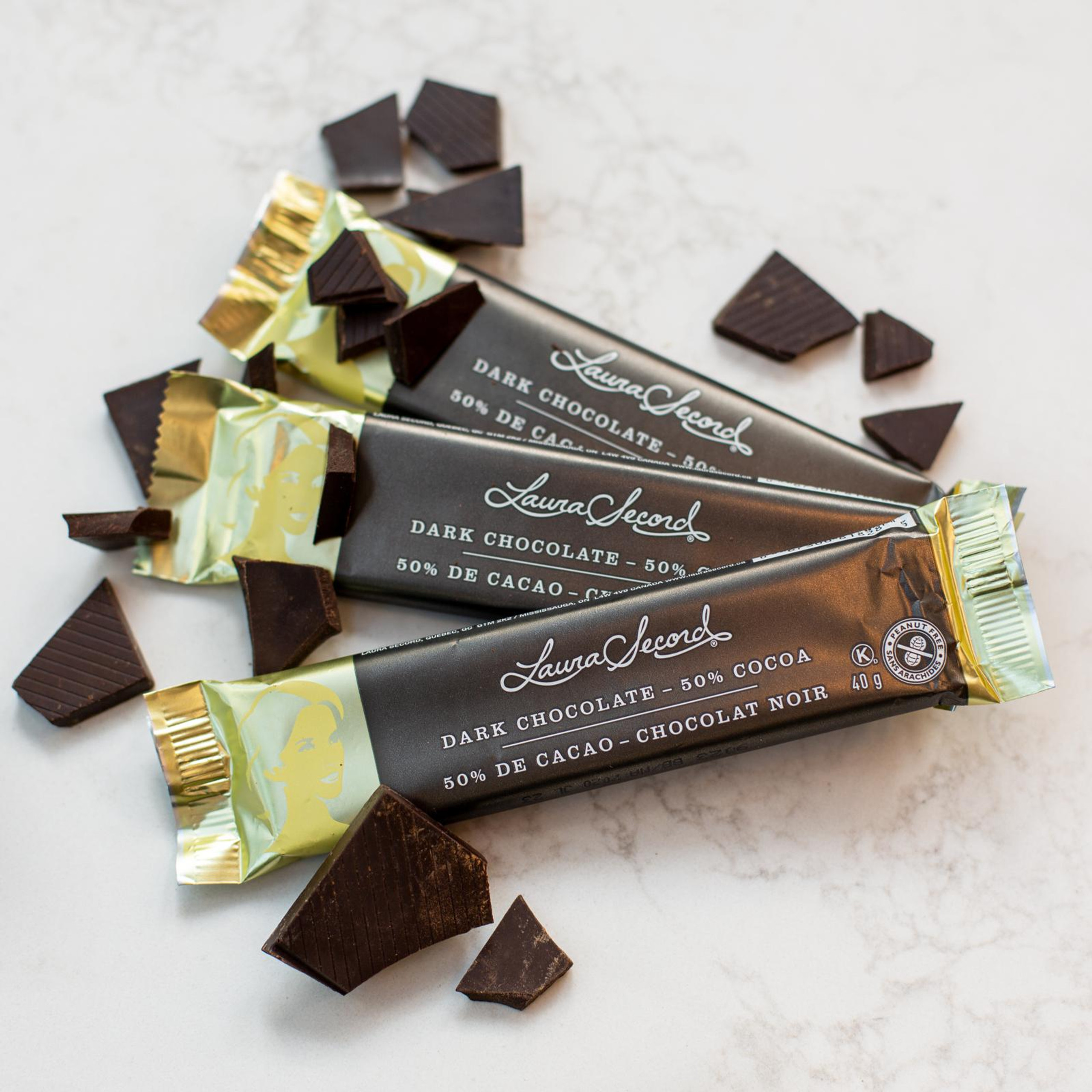 Dark chocolate 50 % cocoa bar [81828]