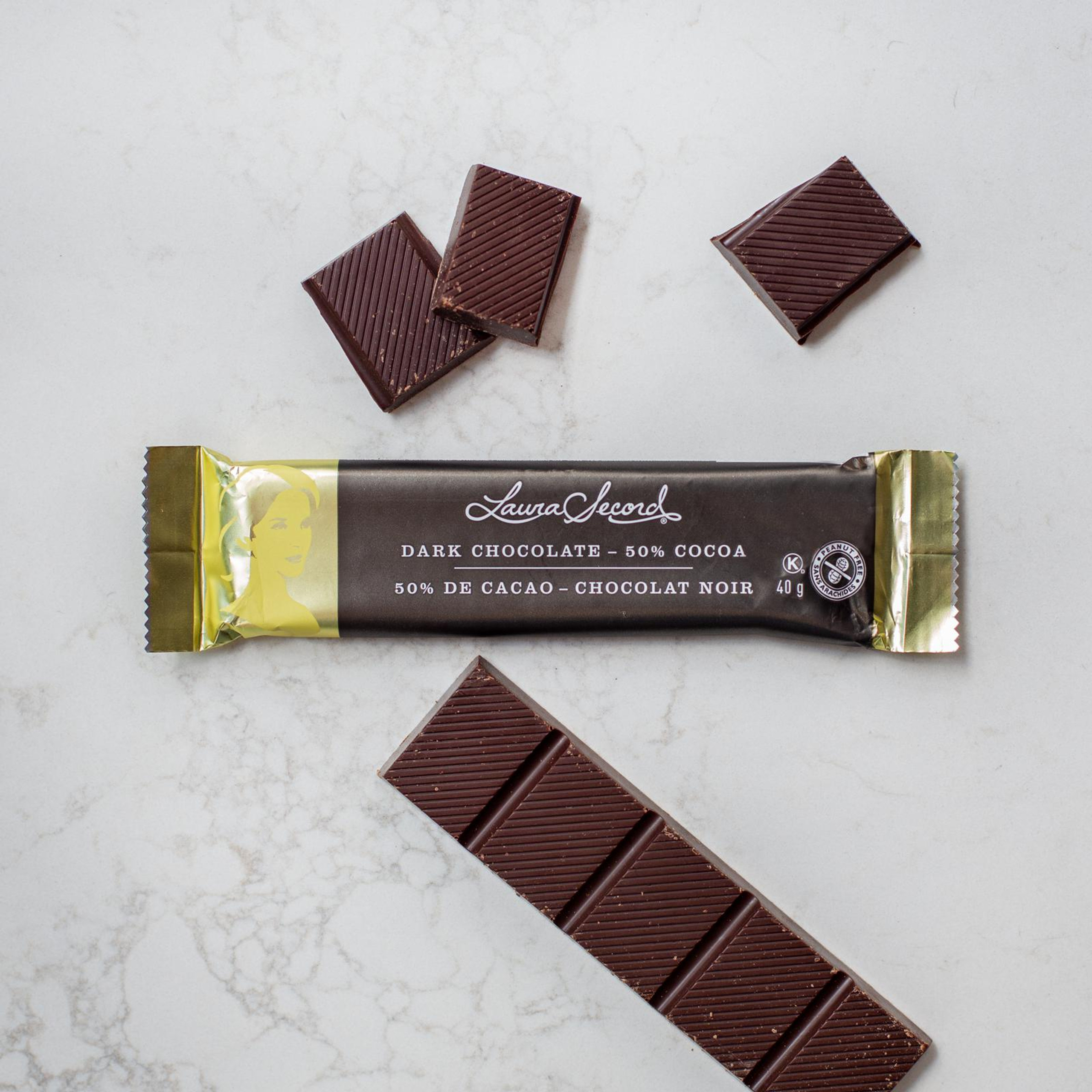 Dark chocolate 50 % cocoa bar [81828]