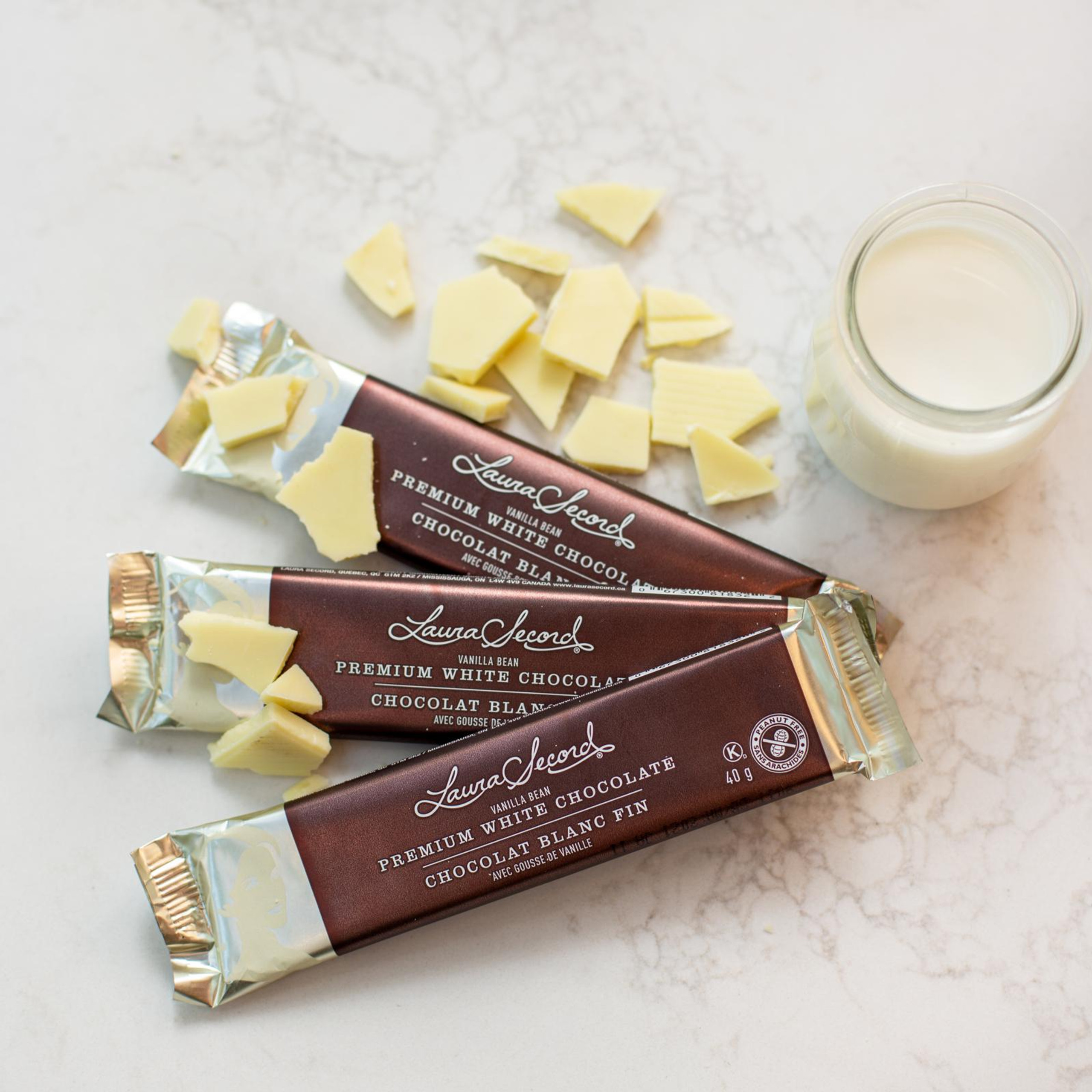 White chocolate bar 40 g [81832]