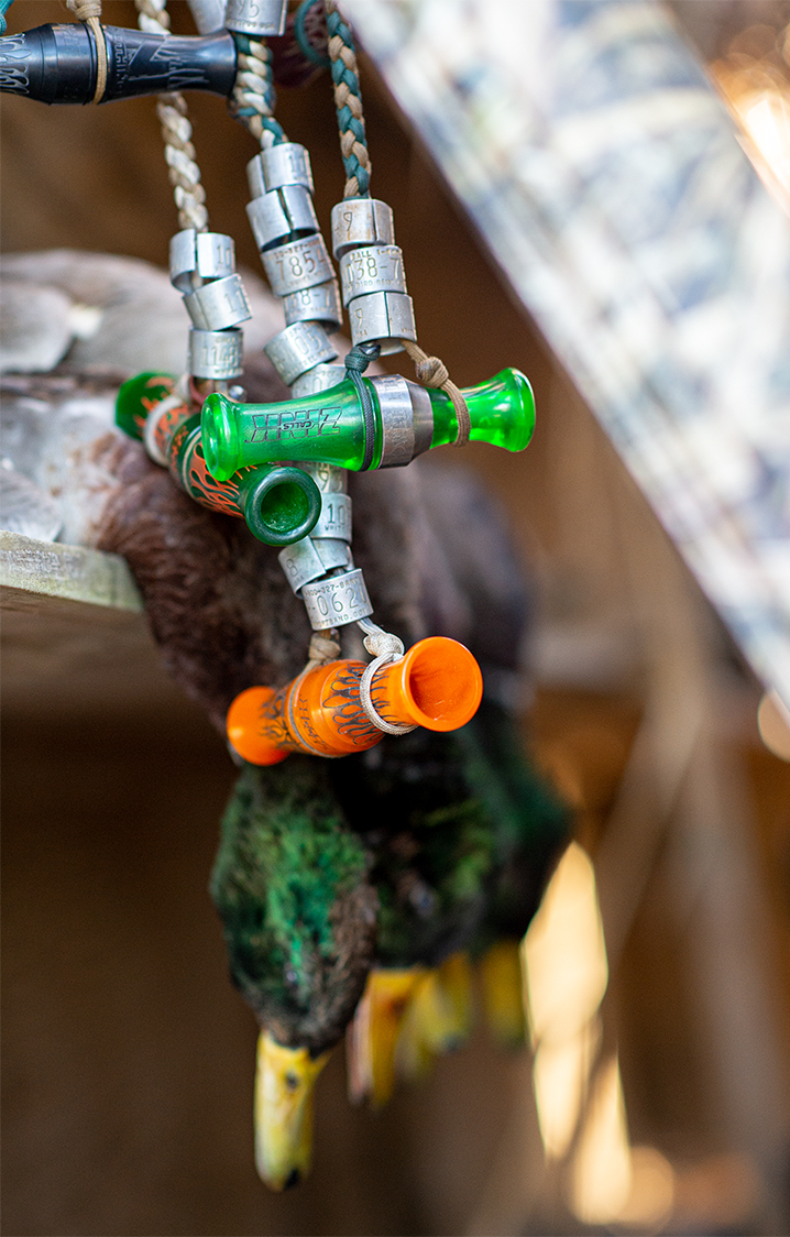 Nothing but green duck call