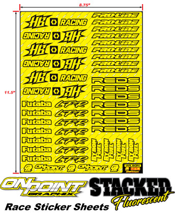 Custom Race Stickers - Custom Race Stickers - OnPoint Graphix