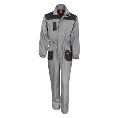 Result Lite Coverall Black/Grey - Small 
