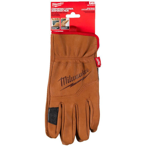 Milwaukee Leather Work Gloves - Extra Large 