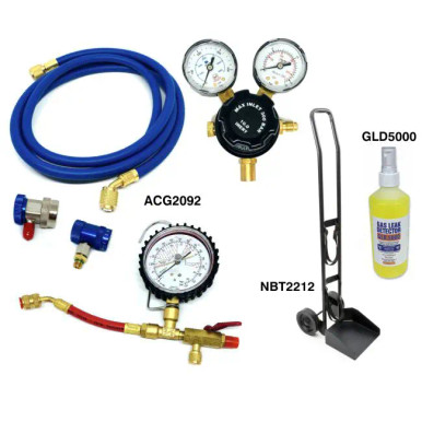 Air-Con Leak Detection Kit - using Nitrogen Gas Cylinders - Tool Truck UK