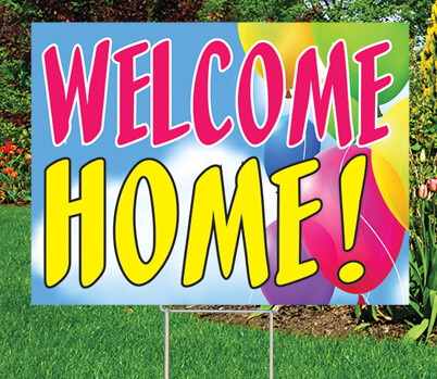 Celebration Welcome Home Sign