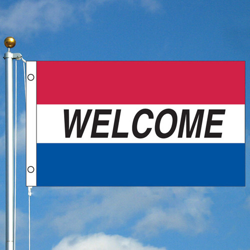 3x5 Splash Welcome Home Flag