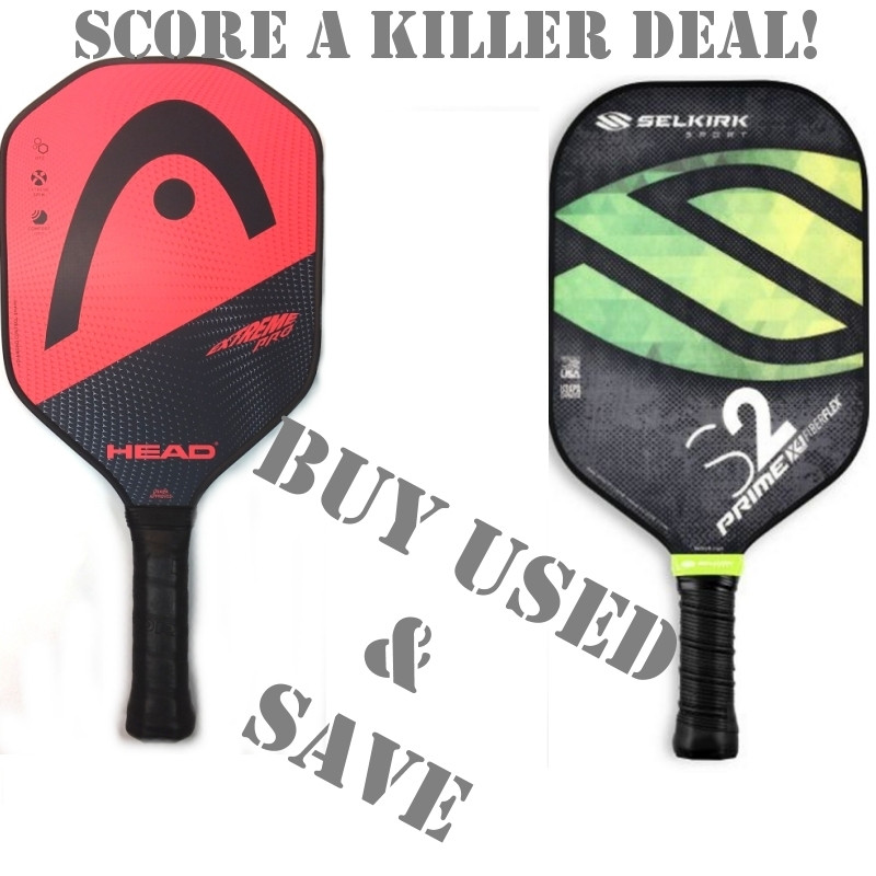 Used Pickleball Paddles, get a cheap used demo or customer return model