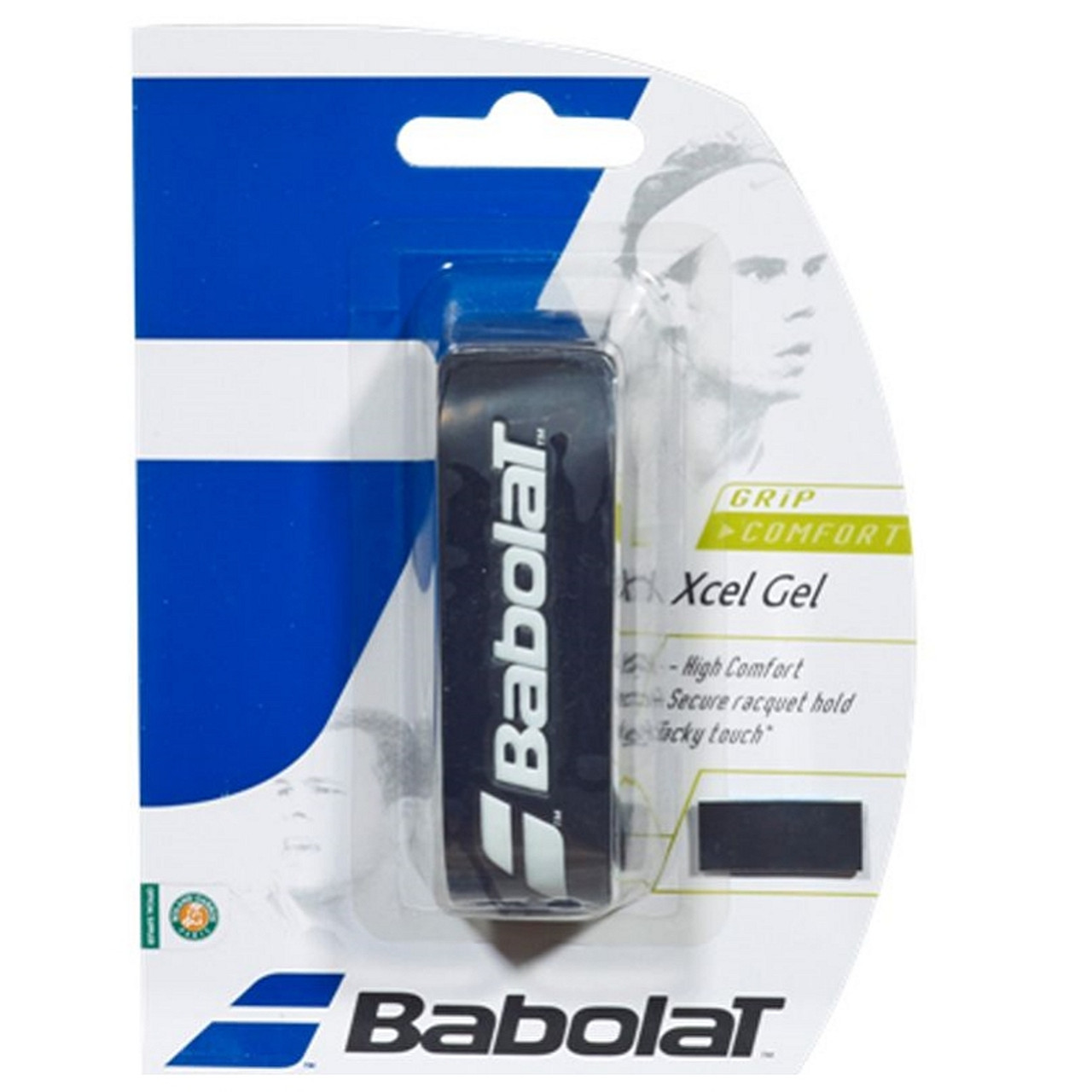 The Babolat Xcel Gel Replacement Grip for Comfort in the Hand