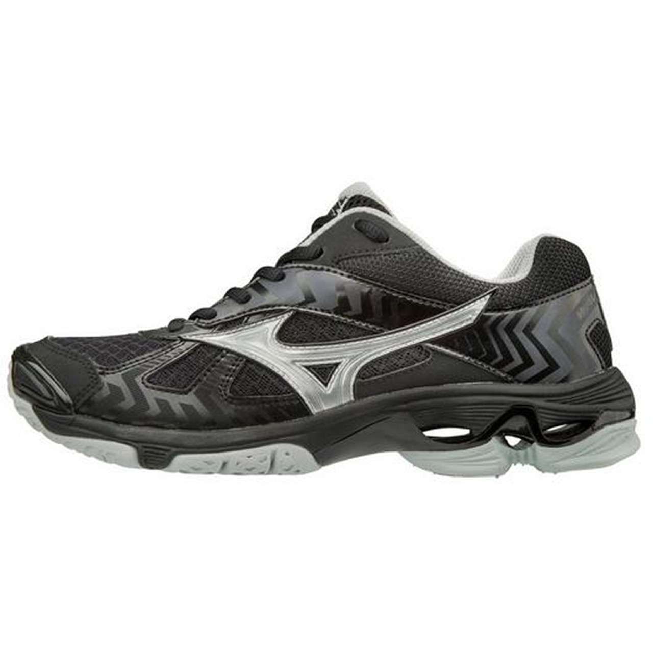 Mizuno Wave Bolt 7 Women's Black/Silver, Size 8.5 Only