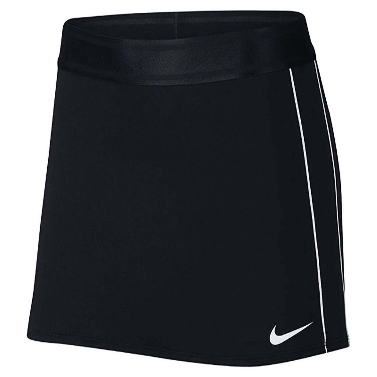 haai tennis overloop Nike Court Dry Straight Skirt available in Tall, Black in stock