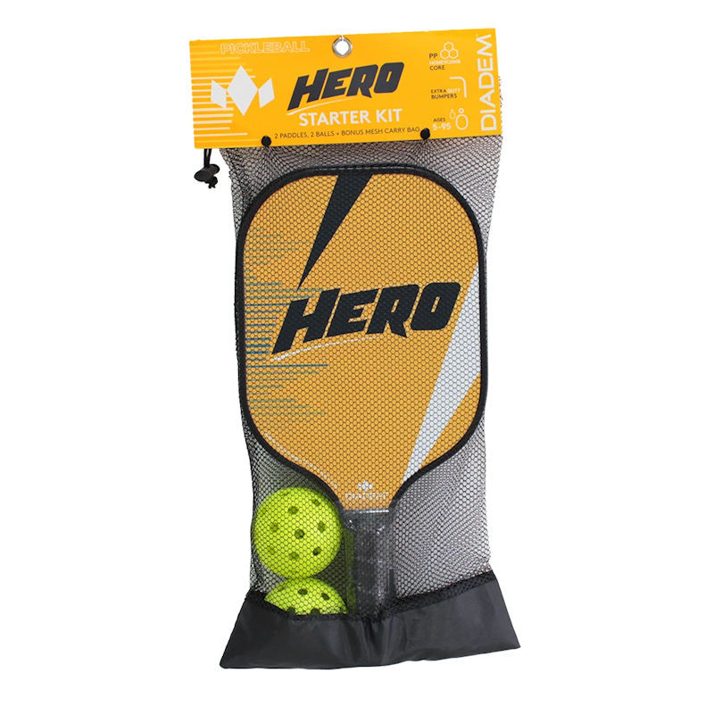 Diadem Hero Pickleball-Paddel – Perfekt Für Einsteiger Mit Fiberglas-Gesicht & Wabenkern