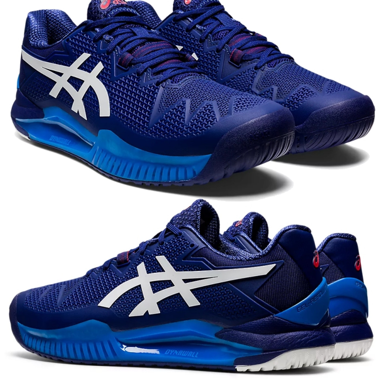 asics Gel Resolution 8 Men, Blue/Blue