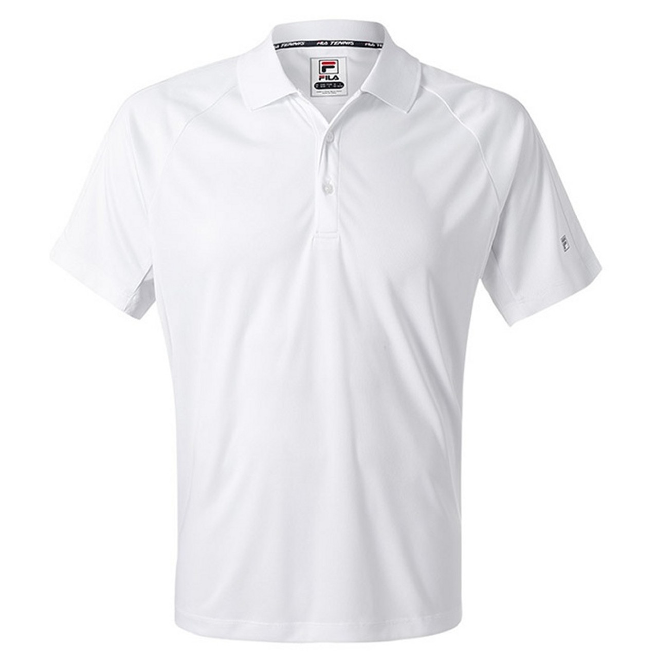 Men s All White Tennis Polo and Pickleball Polo