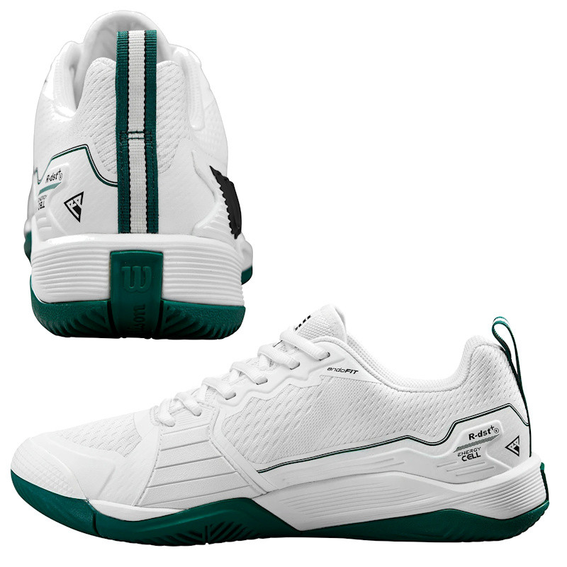 Wilson Rush Pro 5 SAMPLE Men’s 10 Tennis Shoes 145464 White Green WRS333550__11917.1718629251.  main image 3