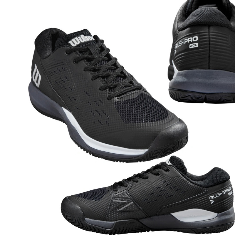 Wilson Rush Pro Ace men at Bell Racquet in Black