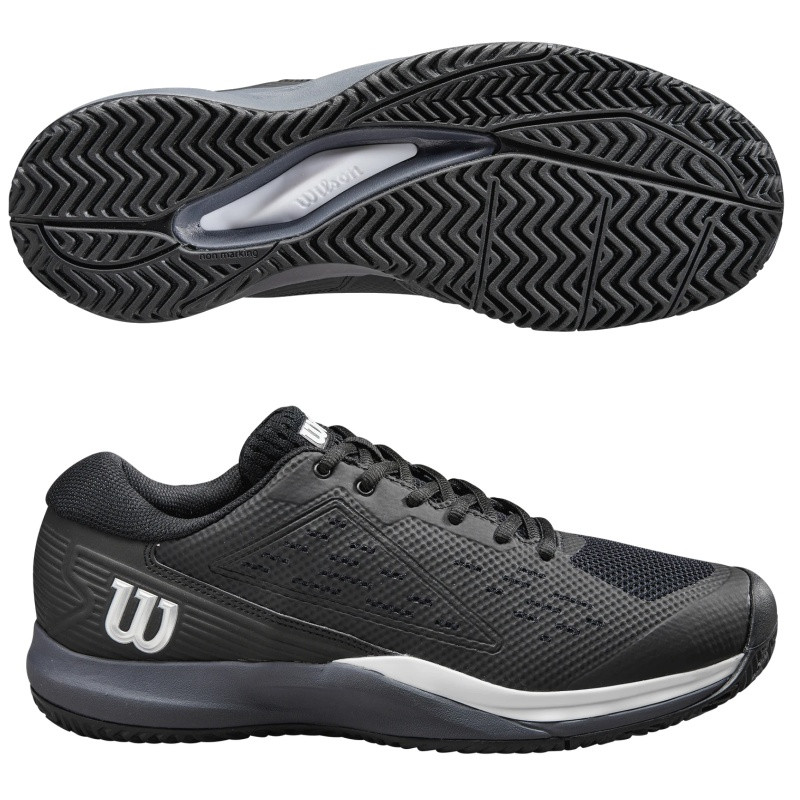 Wilson Rush Pro Ace men at Bell Racquet in Black