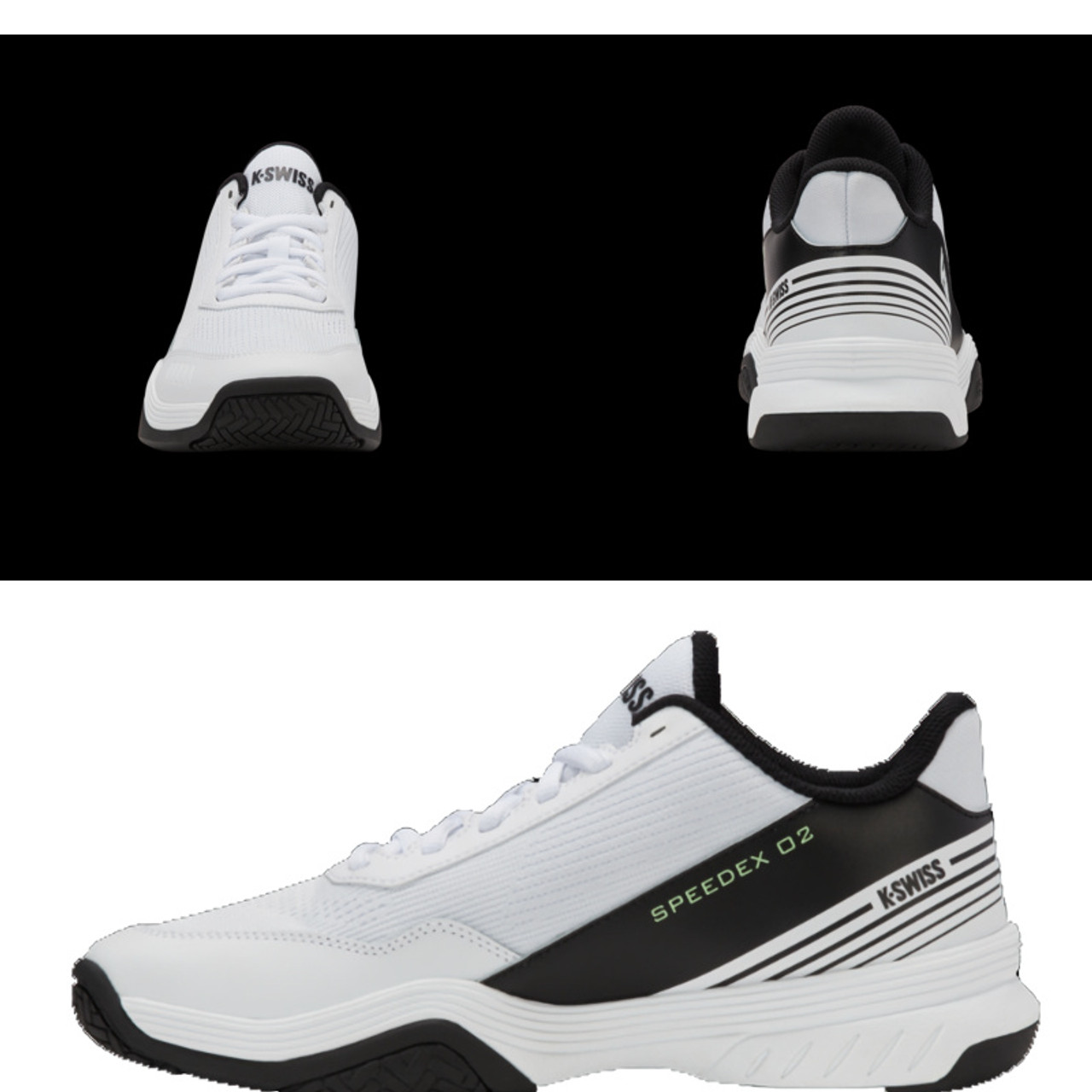 K-Swiss SpeedEx 2 Men, White/Black