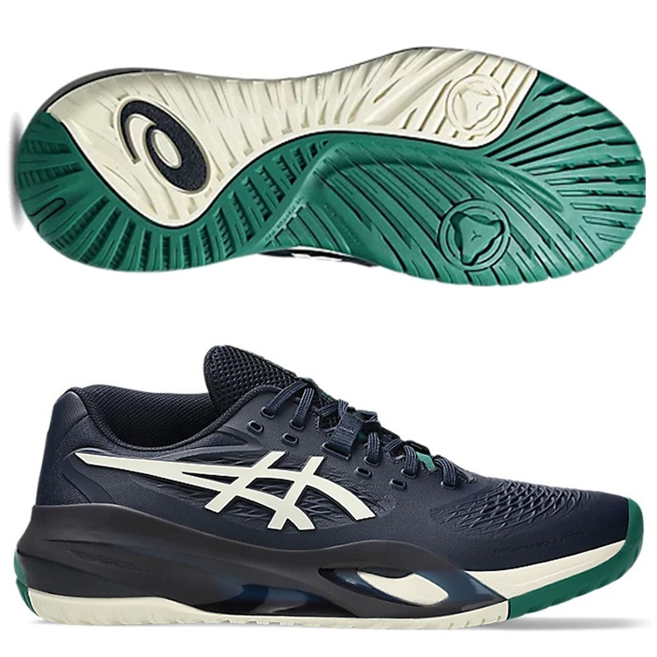 シューズ(男性用) asics GEL-RESOLUTION X OC 26cm Asics Resolution X Mens Tennis Shoe - Greyish Purple