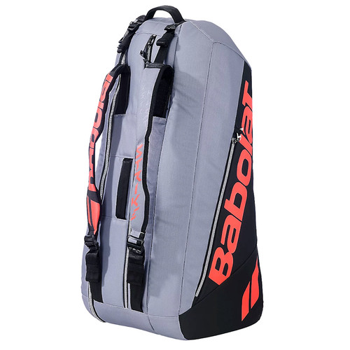 Babolat Pure Strike 6 Racquet Bag 2025, Carbon Grey Babolat Pure Strike 6 Racquet Bag 2025, Carbon Grey