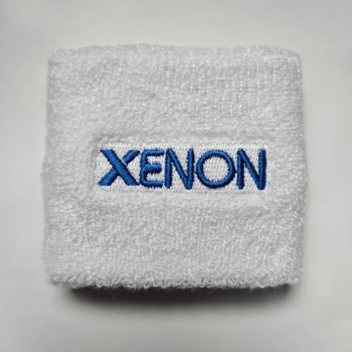 Xenon Wristband, White/Blue