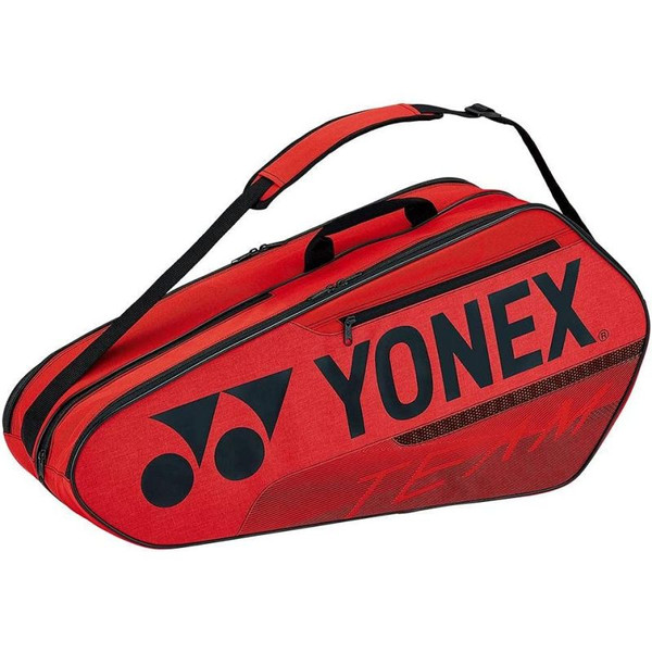 Yonex Team 6 Pack Bag, Red 2022