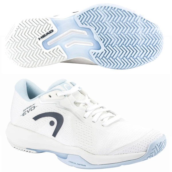 HEAD Sprint Evo 4.0 Ladies, Wht/Light Blue
