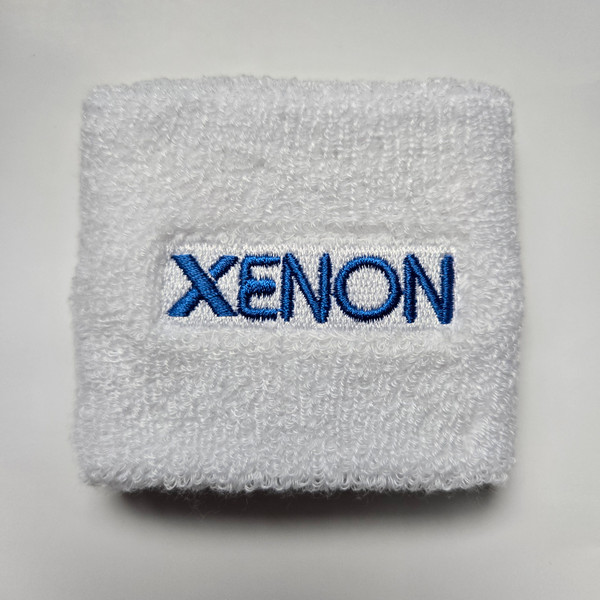 Xenon Wristband, White/Blue