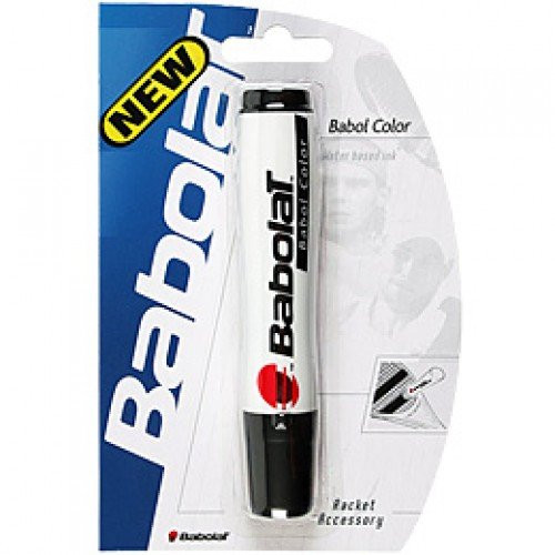 Babol Color Babolat Stencil Ink / Tennis String Paint, Black Bell