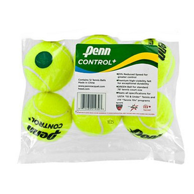 Penn Control Plus Green Dot Ball for POP Tennis & kid's tennis