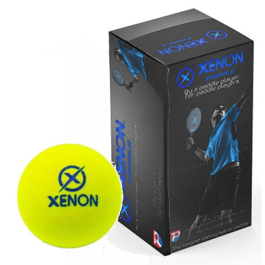 Xenon Platform Tennis Ball offers a longer life in the harshest