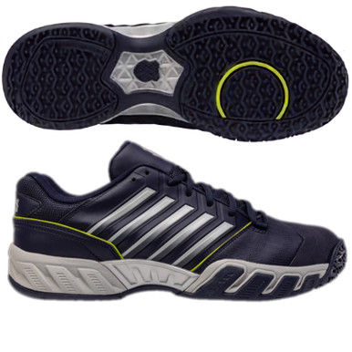 K・SWISS Bigshot Light 4 OMNI Men K-Swiss Bigshot Light 4 Men, Deep Blue / Silver Gray / Lime