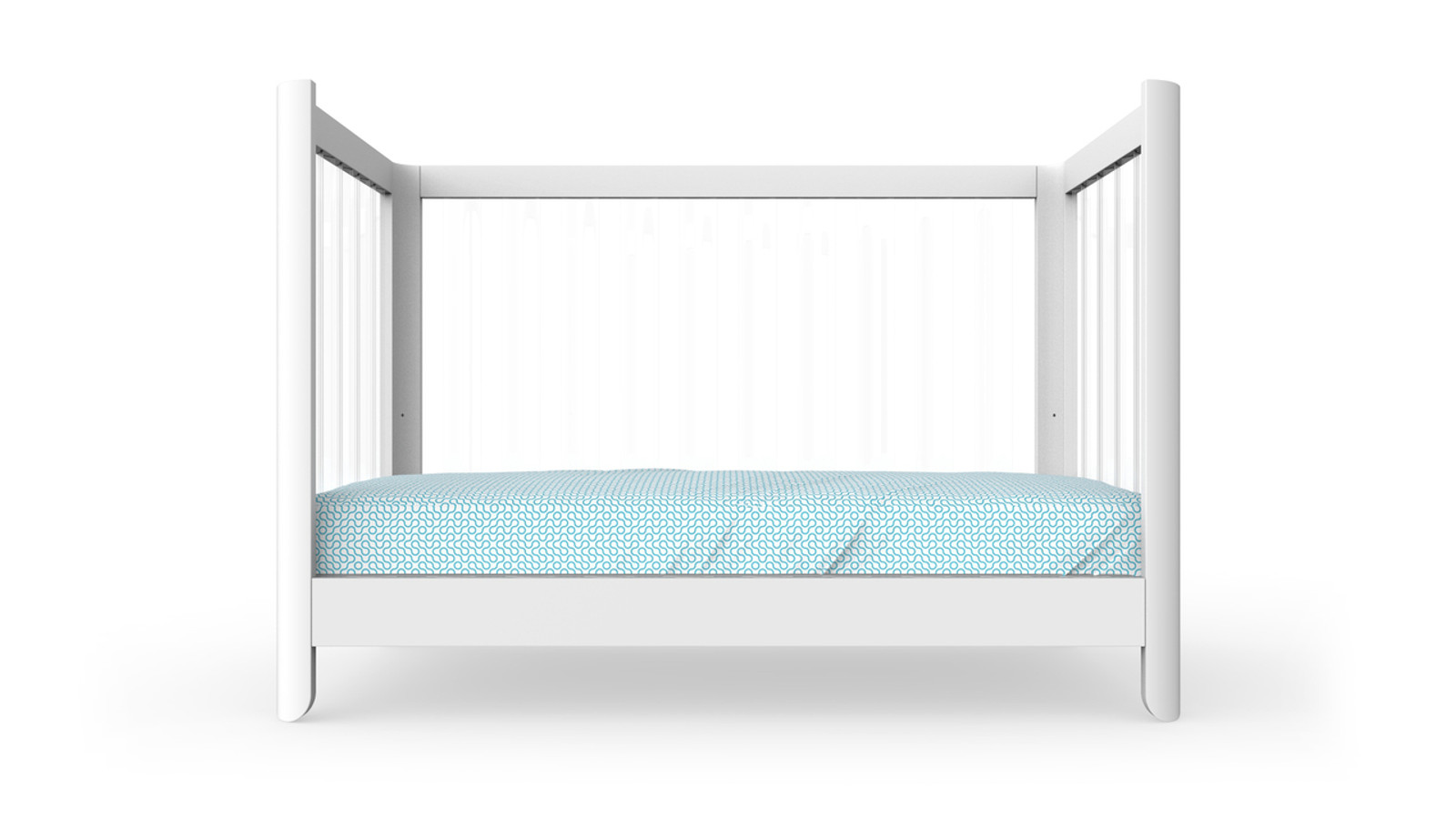 Reverie Crib shown converted for Daybed
