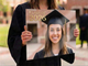 Acrylic custom print for graduation photo. Made in the USA.