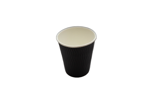 Capri 8oz Double Wall Coffee Cup Black 500/ctn