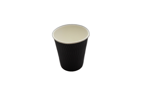 Capri 12oz Double Wall Coffee Cup Black 500/ctn