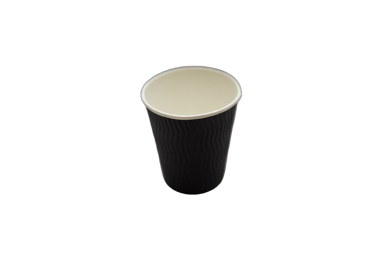 Capri 12oz Double Wall Coffee Cup Black 500/ctn