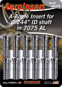 AeroInsert-A for 0.244" - 246" ID Arrows (12) AeroInsert-A for 0.244" - 246" ID Arrows (12)