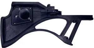 A side view of the AeroCrank-AD installed on a plan DeathStalker crossbow stock. A side view of the AeroCrank-AD installed on a plan DeathStalker crossbow stock.