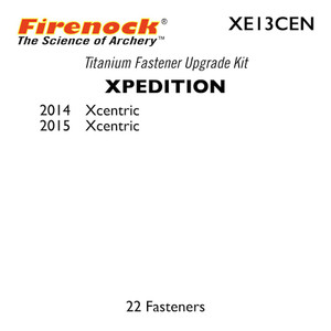 This Titanium Kit for an Xpedition bow includes 22 fasteners. This Titanium Kit for an Xpedition bow includes 22 fasteners.