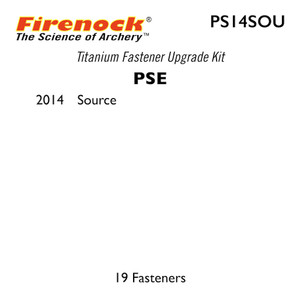 This Titanium Kit for a PSE bow includes 19 fasteners. This Titanium Kit for a PSE bow includes 19 fasteners.