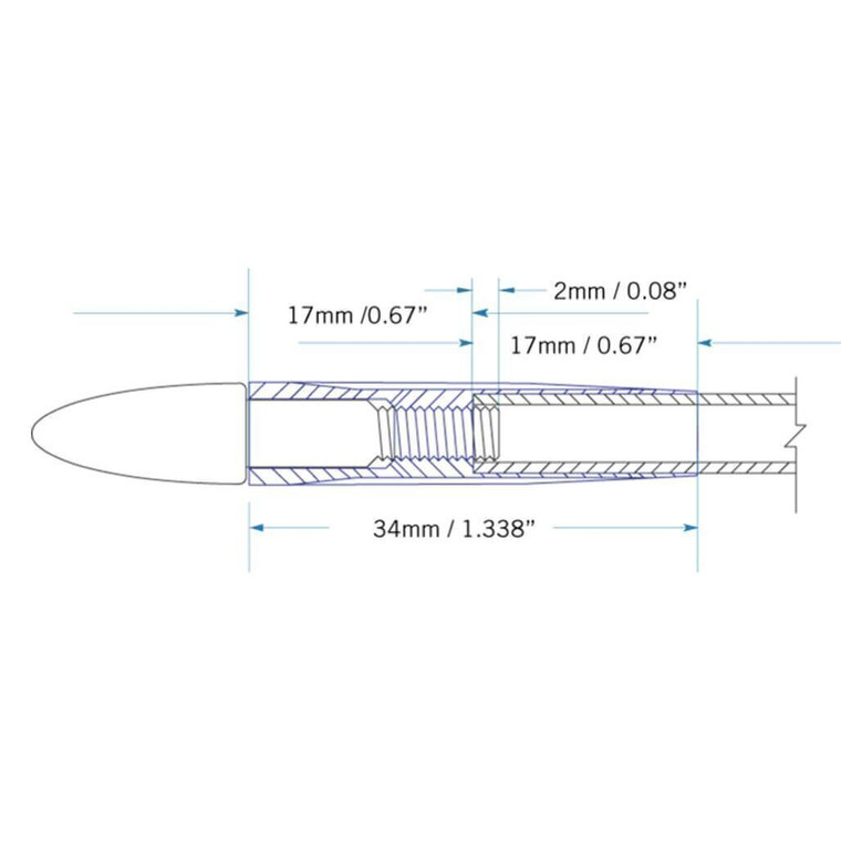 Firenock AeroOutserts depend on the only reliable feature of an ultra slim arrow, the outer diameter of an arrow.